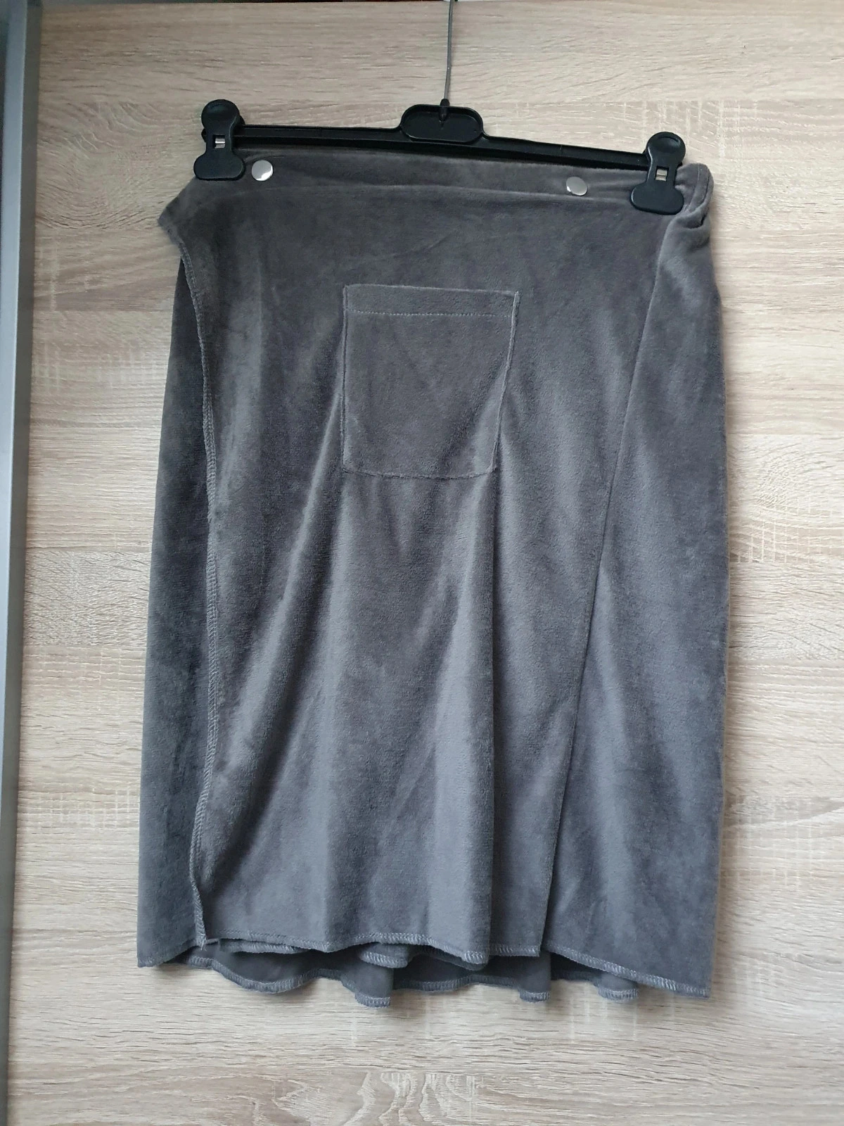 Jupe porte feuille en velours